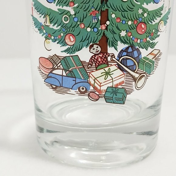Vintage Christmas Tree Highball Glasses, Set of 4 #1340 - Picture 10 of 14